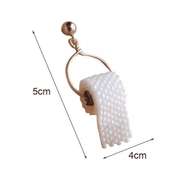 Best Earrings of 2020 Toilet Paper Earrings - Picture 3 of 5